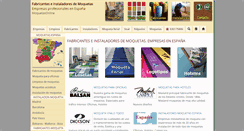 Desktop Screenshot of moquetasonline.com
