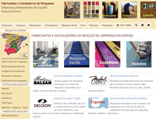 Tablet Screenshot of moquetasonline.com
